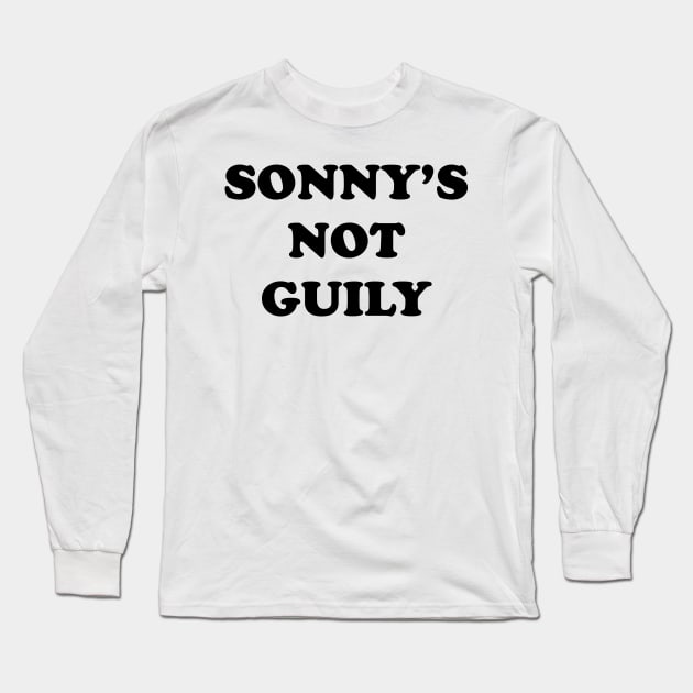 Not Guilty Long Sleeve T-Shirt by TheCosmicTradingPost